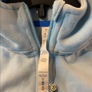 Lululemon Powder Blue Hoodie Size 10
